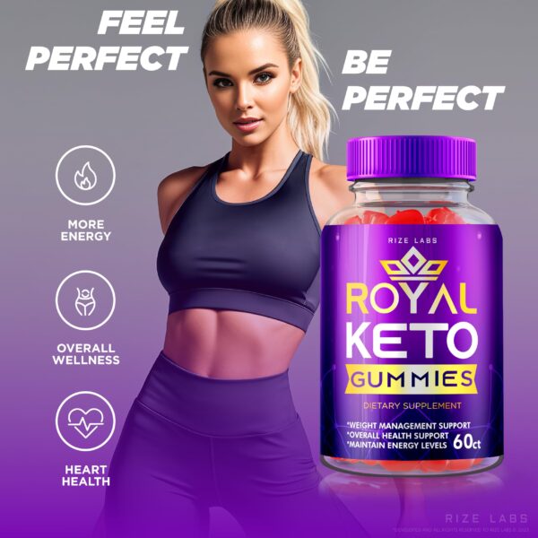 Cierre Royal Keto ACV gomitas para control de peso y grasa abdominal