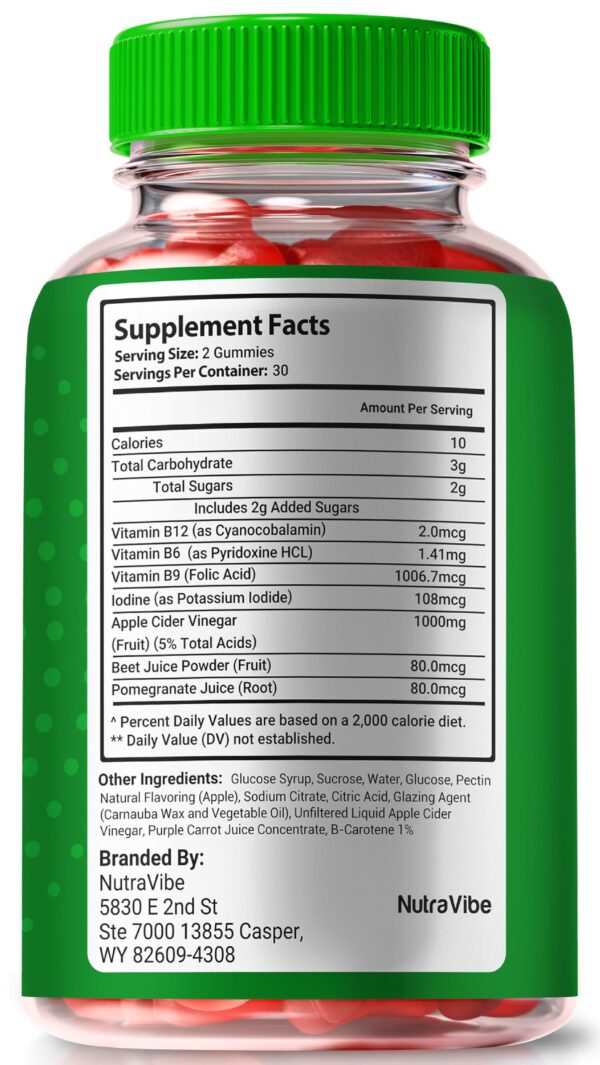 Frasco gomitas GreenVow para energía y bienestar general