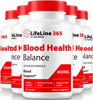 Paquete LifeLine 365 cápsulas soporte salud sanguínea y energía