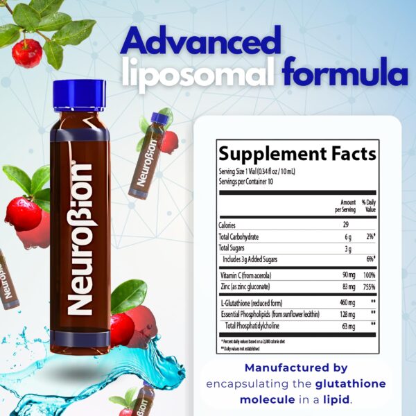 Suplemento antioxidante glutatión liposomal Neurobion