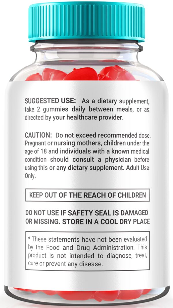 Suplemento ZenKeto ACV NutraRize vista lateral gomitas