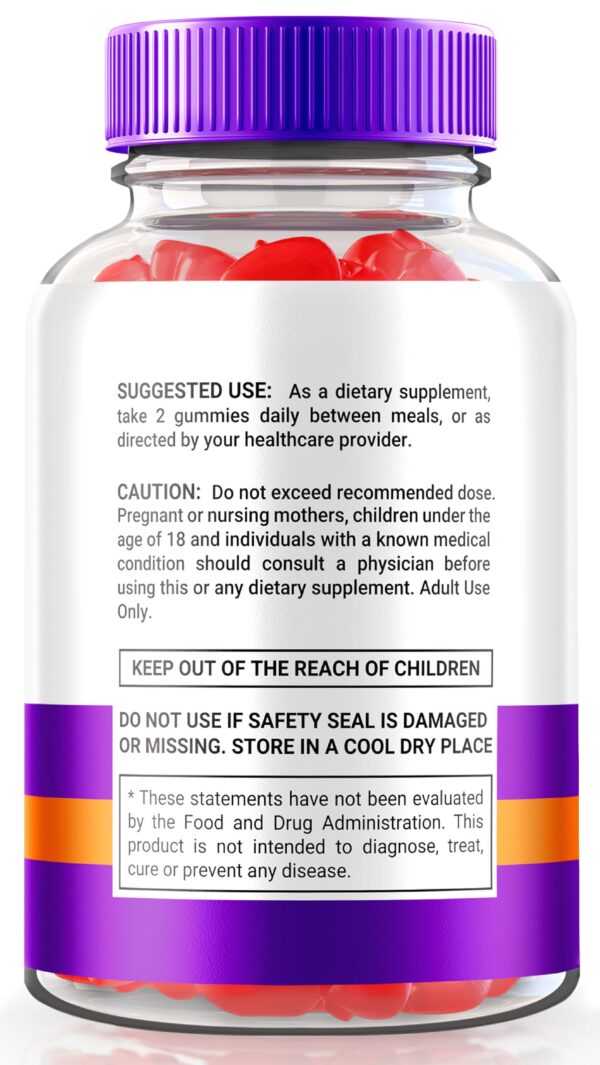 Bote Ultra Quick Keto ACV Gummies vista frontal 180 gomitas