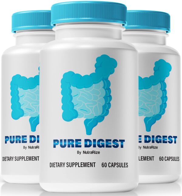 Cápsulas Pure Digest Natural para salud digestiva y bienestar