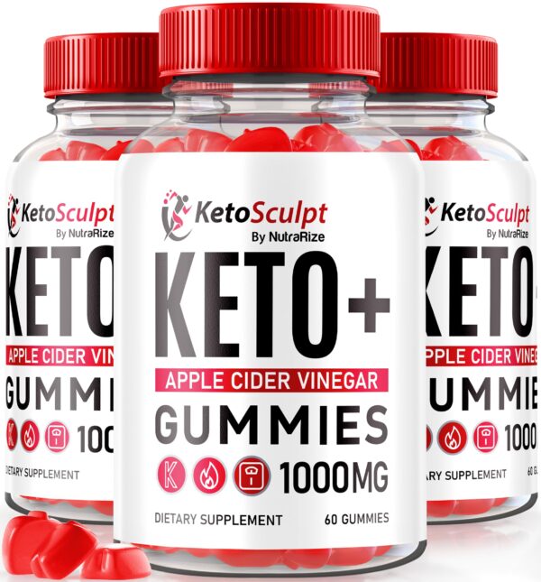 Paquete de gomitas Ketosculpt Keto ACV para pérdida de peso