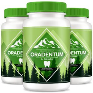 Oradentum cápsulas para salud oral completa y dientes fuertes