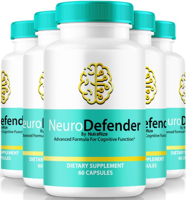 Version 1.0.0 Neuro Defender cápsulas para memoria y concentración paquete cinco