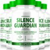 Paquete de 5 botellas de Silence Guardian para salud auditiva