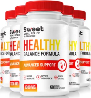 Paquete 5 cápsulas Sweet Vital Relief fórmula natural premium