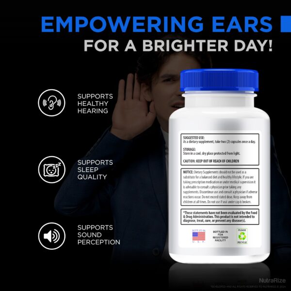 VertiFree ingredientes naturales en cápsulas para audición sana