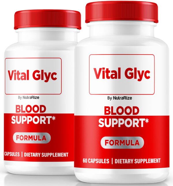 Caja de cápsulas Vital Glyc paquete de 2