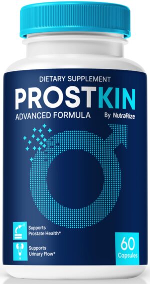 Cápsulas Prostkin NutraRize para salud prostática natural
