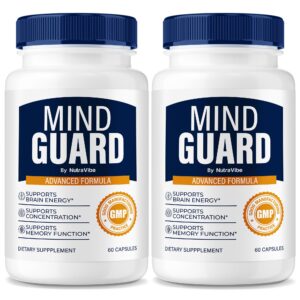 Paquete de 2 Mind Guard cápsulas para enfoque y memoria