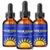 Paquete de 3 gotas Vigor Solar para energía y resistencia natural