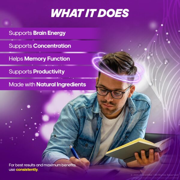 Detalle del suplemento Neuro Speed para concentración y energía