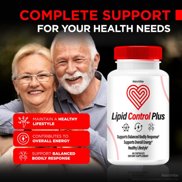Lipid Control Plus fórmula natural para energía