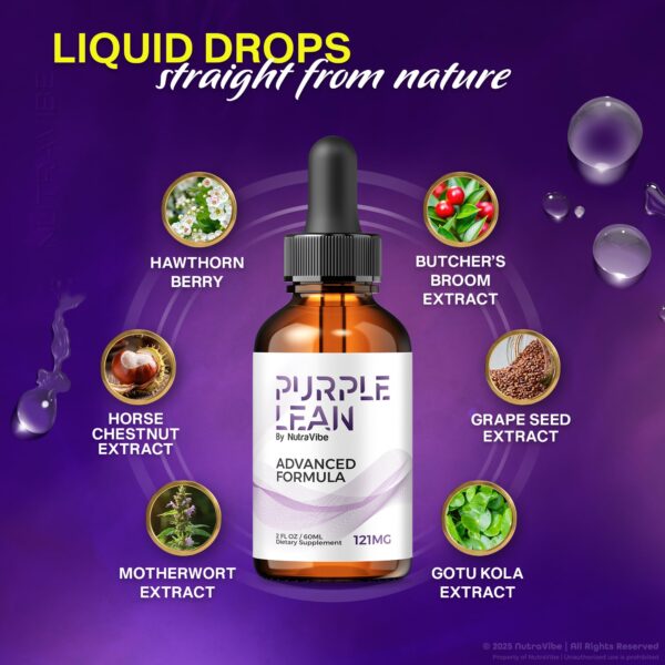 PurpleLean caja y frasco