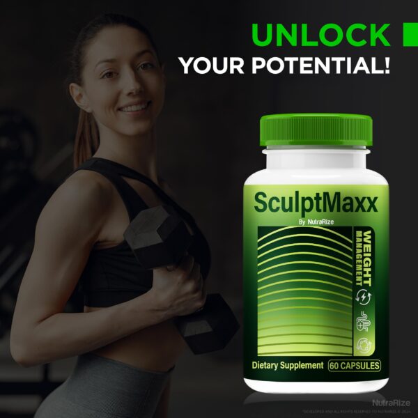 Cápsulas SculptMaxx blend poderoso fitness