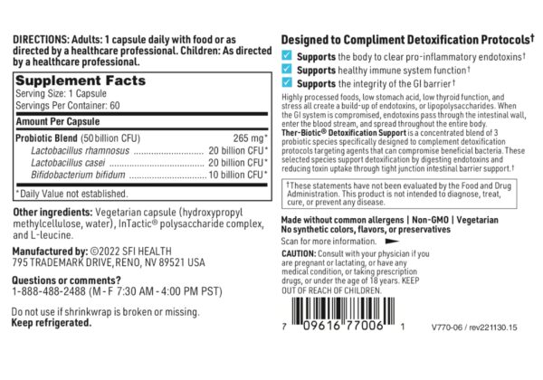 Paquete doble Klaire Labs Ther-Biotic Detox