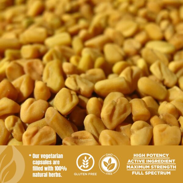 Frasco cápsulas fenogreco Herbsforever salud y bienestar natural