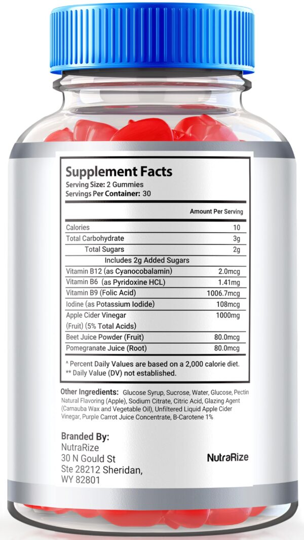 Gomitas Ultimate Keto ACV gelatinosas para dieta keto