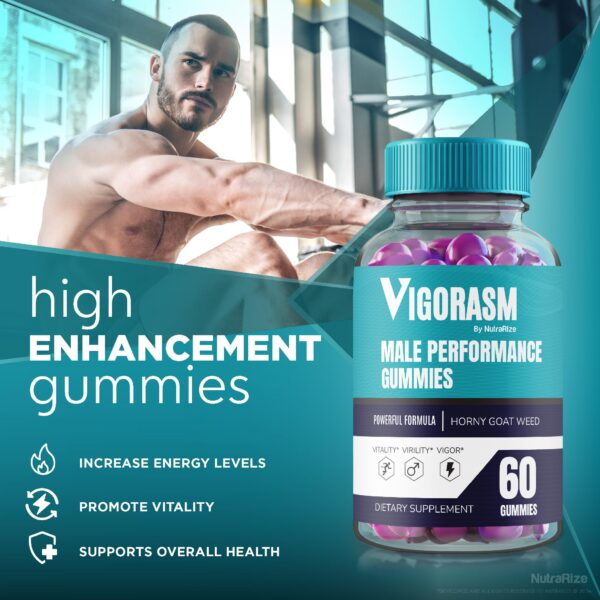 Gomitas saborizadas para bienestar integral y vitalidad masculina