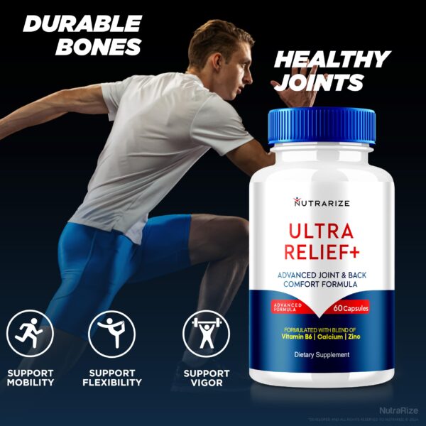 Suplemento natural Ultra Relief+ para soporte articular