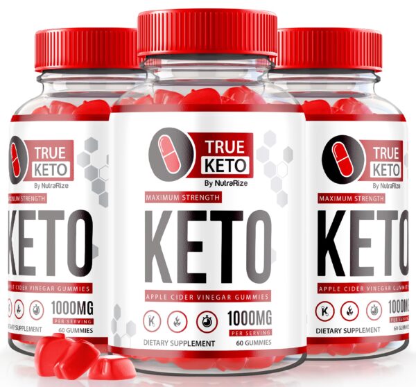 NutraRize True Keto ACV gominolas paquete 3