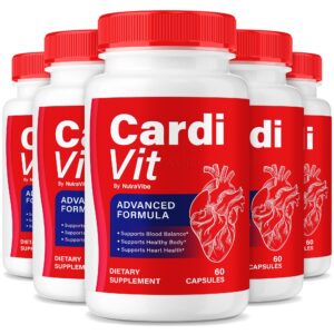 Cápsulas Cardi VIT con ingredientes naturales frente