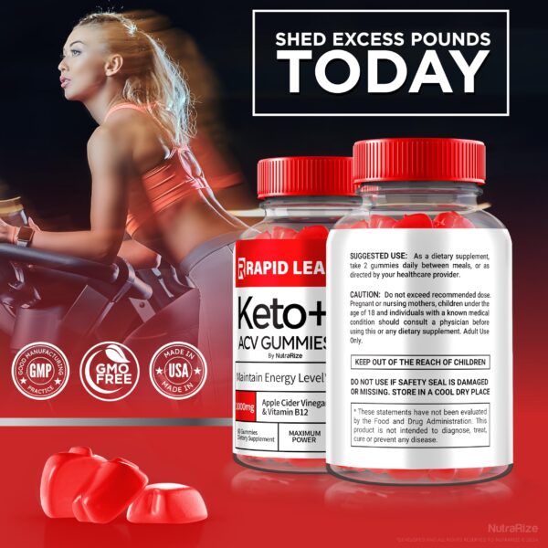 Version 1.0.0 Suplemento gomitas Rapid Lean Keto ACV para dieta cetogénica