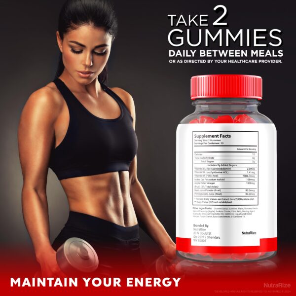 Gomitas detox Supra Keto vinagre de sidra de manzana