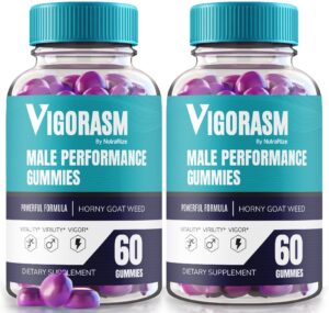 Version 1.0.0 Paquete de 2 gomitas Vigorasm fórmula premium para hombres