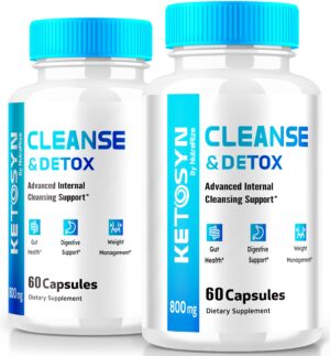 Paquete de cápsulas Ketosyn para detox y pérdida de peso