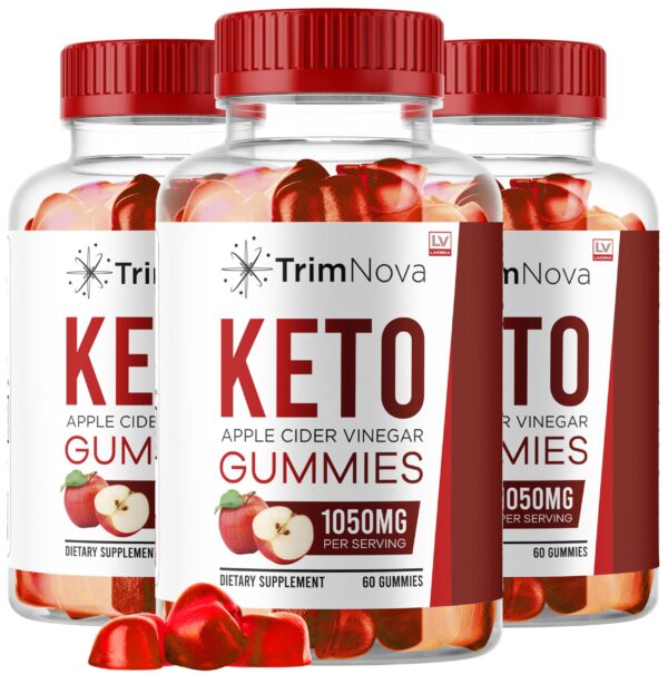LIVORKA gomitas TrimNova Keto ACV paquete 3