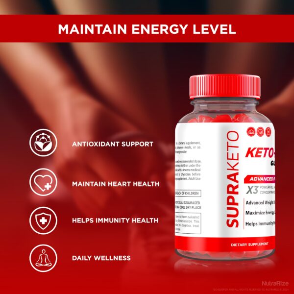 Suplemento natural premium Supra Keto ACV gomitas