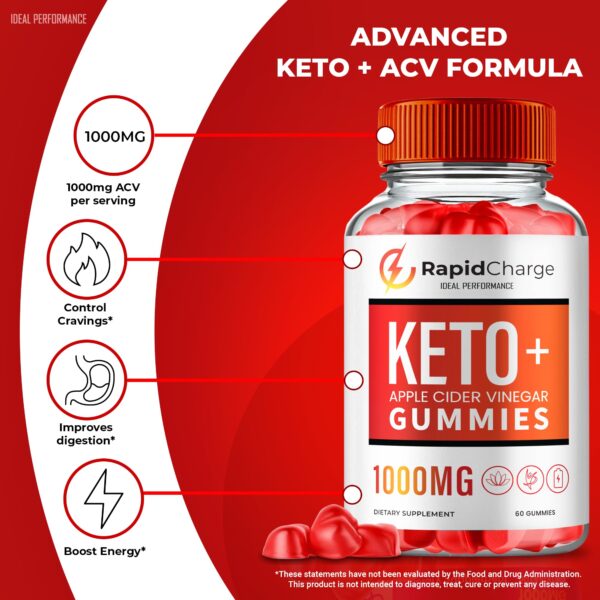 Gomitas Rapid Charge ACV con vitamina B12 para metabolismo