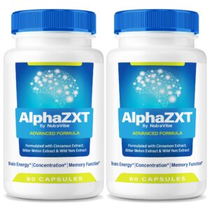 Paquete doble de cápsulas Alpha ZXT para memoria y concentración