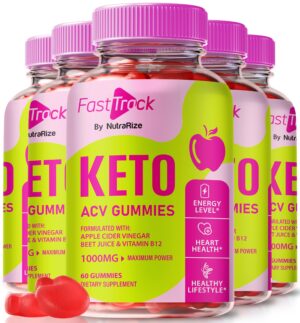 Gomitas Fast Track Keto ACV paquete de 5 para salud