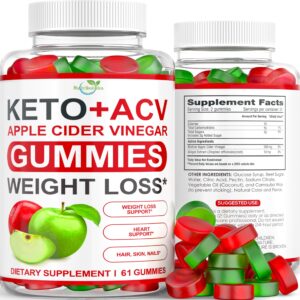 Envase de gomitas keto ACV Nutribolidos sabor jengibre y manzana
