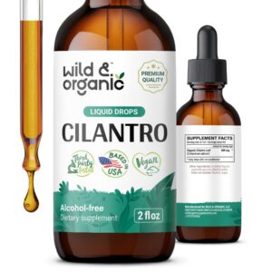 Botella gotas Wild & Organic cilantro detox 2 fl oz
