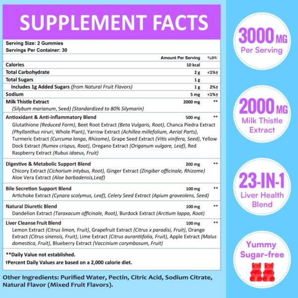 81TaL4csQBL.jpg Suplemento hepático gomitas con antioxidantes y extractos naturales