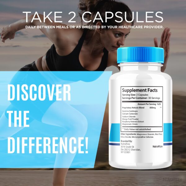 Cápsulas Ketonara 180 unidad integral para quema de grasa corporal