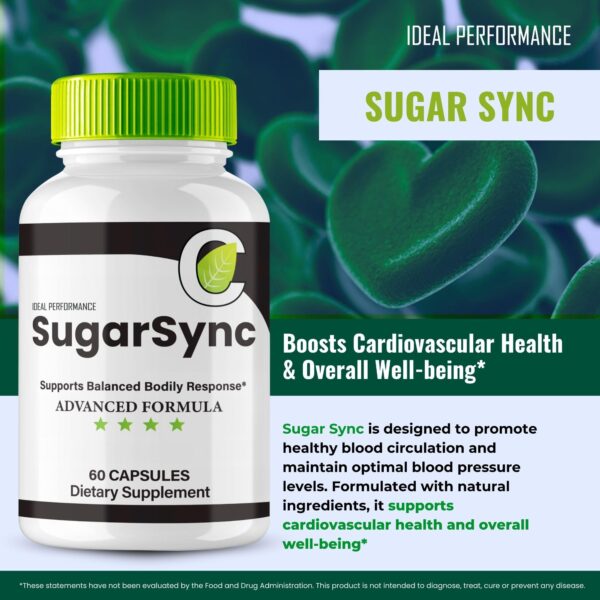 Frasco IDEAL PERFORMANCE Sugar Sync detox fórmula avanzada