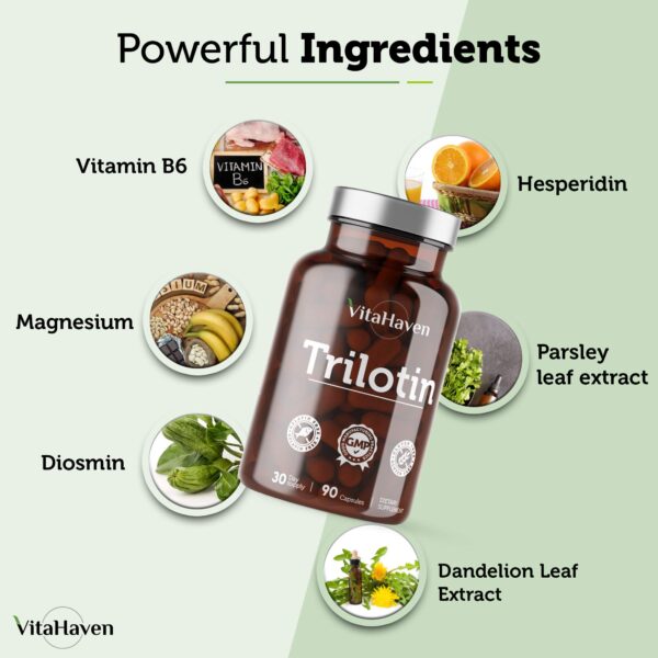 Trilotin ayuda a eliminar toxinas y líquidos retenidos