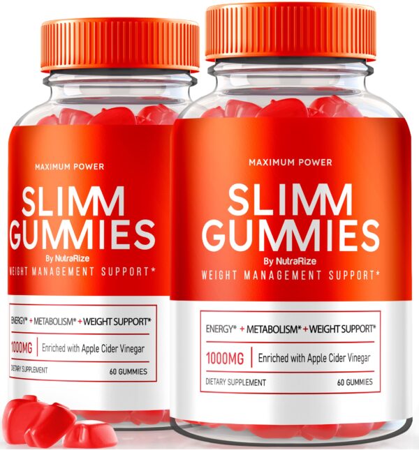 Paquete doble gomitas Slimm Keto ACV para pérdida de peso efectiva