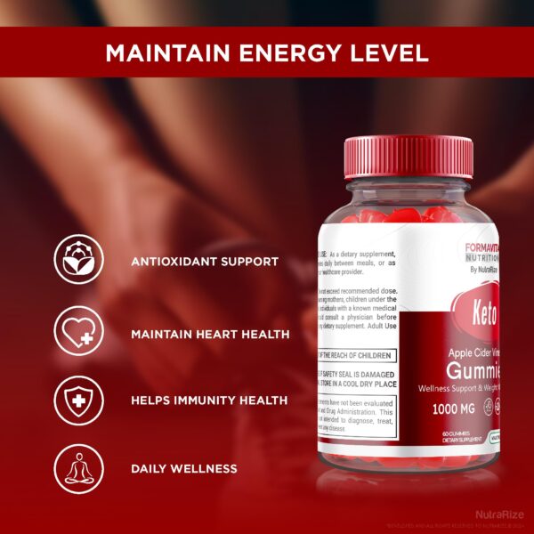 Gomitas Formavita para apoyo avanzado Keto y pérdida peso