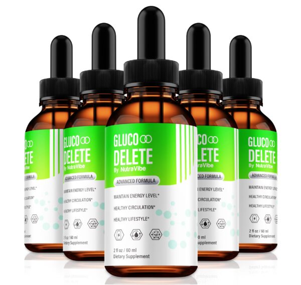 Paquete de Gluco Delete Gotas de NutraVibe