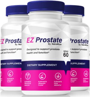NutraRize EZ Prostate cápsulas naturales para salud prostática paquete
