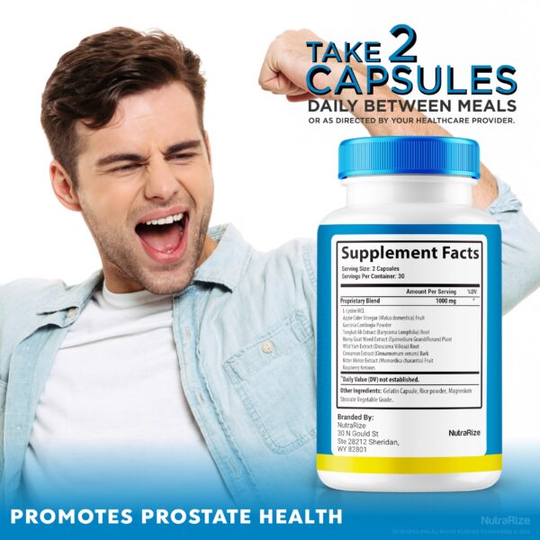 Version 1.0.0 Complemento NutraRize Jertaris para salud y vitalidad prostática