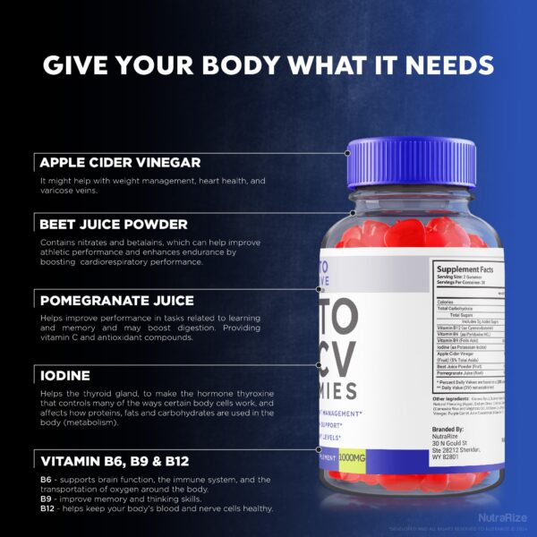 Suplemento Keto Thrive para control de antojos y metabolismo