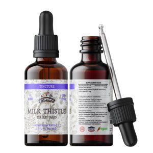 Extracto líquido de cardo mariano orgánico FLORIDA HERBS botella frontal
